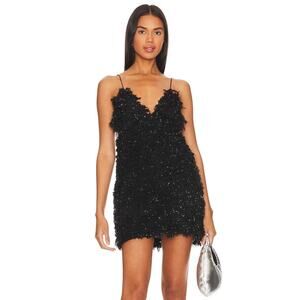 Kamara For Love and Lemons Black Mini Dress XS NWT